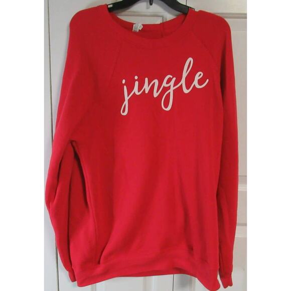 Canvas red Jingle sweatshirt - Picture 1 of 3